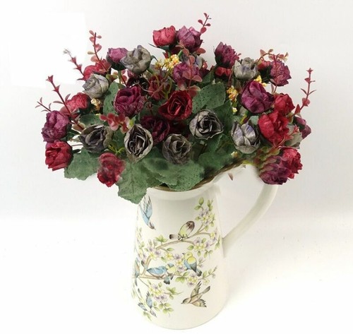 Realistic silk artificial rose - silk,